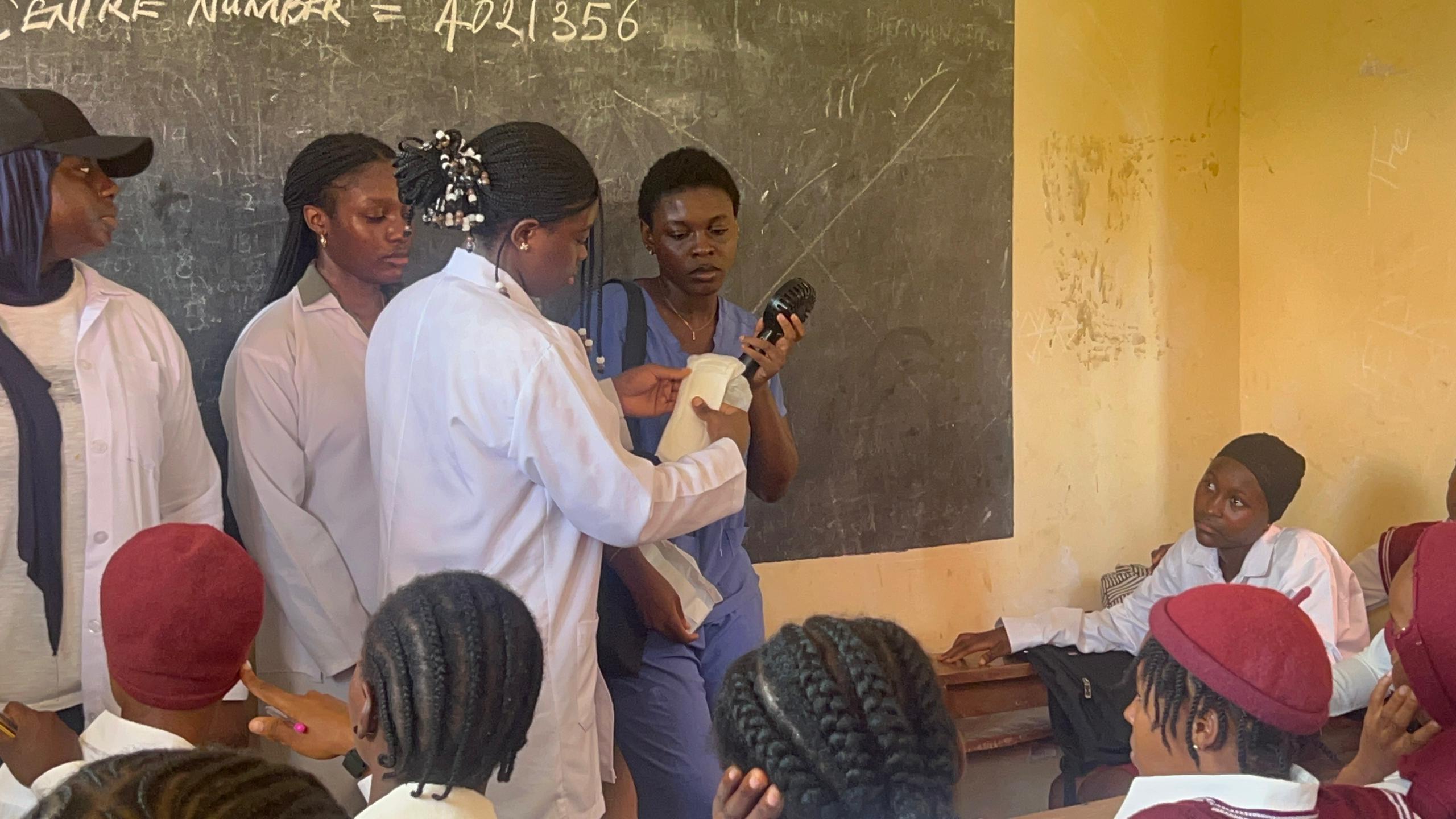 Menstrual Health Outreach - Volunteer team